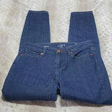 Ann Taylor LOFT NWOT Curvy Skinny Mid Rise Blue Jeans Size 2