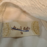 Alrar'd State White Cream Crochet Eyelet Dress Size M