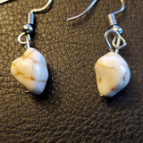 Boutique Simple Marble Looking Drop Earrings