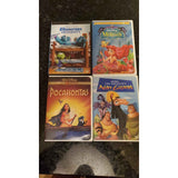 4 DVD's - Monsters University, Little Mermaid,Pocahontas,Emperor New Groove