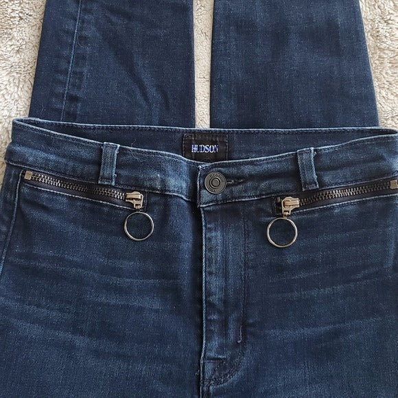 Hudson Dark Wash Kooper High Rise Super Skinny Blue Jeans Size 25