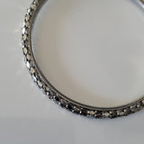 Boutique Silver Tone Scaled Bracelet No Stretch