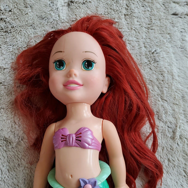 Disney Talking Light Up Little Mermaid Ariel 14" Doll Toy New Batteries Needed