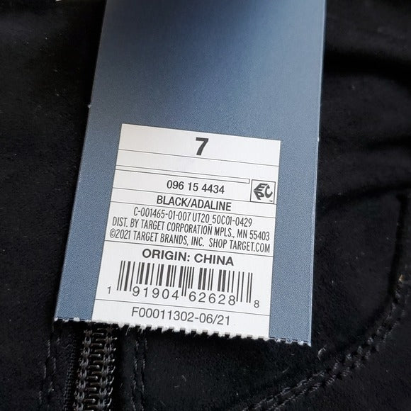 Universal Thread Adaline Knee Height Pull On Western Boots Black New With Tags