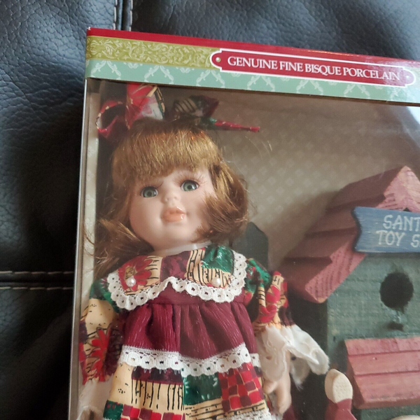 Classic Treasures - Girl Santa's Toy Shop Special Edition Collectible Doll New