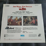 THE WAR WAGON Laserdisc John Wayne Kirk Douglas 1967 western 1987 MCA home video