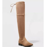 NWT A New Day Taupe Beige Ultimate Comfort Faux Suede Over The Knee Boot