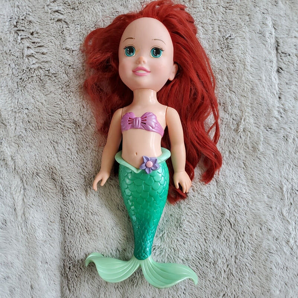 Disney Talking Light Up Little Mermaid Ariel 14" Doll Toy New Batteries Needed