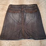 Anoname Dark Blue Wash Sunny05 Knee Length Jean Skirt Size 28