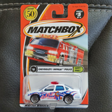 Matchbox 2002 Safety Stars #5 Chevrolet Impala Police DARE 50th Logo Car NEW