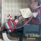 Collectors Choice - Child Sled and Toys Special Edition Collectible Doll New