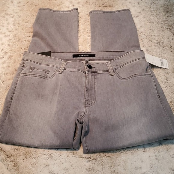 NWT J Brand Sadey Mid Rise Crop Straight Jeans Size 28