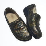 Alegria Leather Sparkle Geometric Design Clogs Model KEL-676 Size 41/10.5