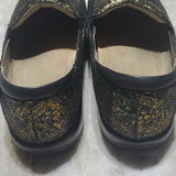 Alegria Leather Sparkle Geometric Design Clogs Model KEL-676 Size 41/10.5