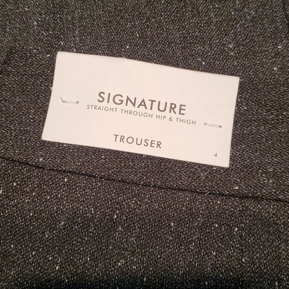 NWT Ann Taylor Signature Trouser Mid Rise Dress Pants Size 4