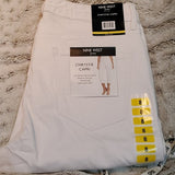 NWT Nine West Jeans Mid Chrystie Capri White Jeans