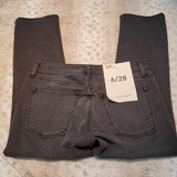 NWT Warp + Weft Black Oak Ankle Crop Jeans Size 6