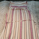 NWT Splendid Linen Stripe Picnic Dress W Tie RD0231X