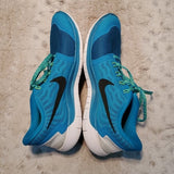 Nike Free 5.0 Blue Mesh Runnimg Shoe Size 7.5