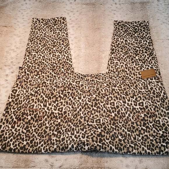 NWT American Eagle Cheetah Print High Rise Jegging Size 24