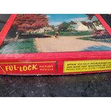 FUL-LOCK Picture Puzzle The Village Road #1548 E.E. Fairchild