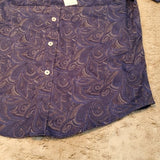 NWT Tahari Mens Oceania Paisley Print Short Sleeve