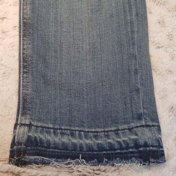 NWT Current/Elliott The Cropped Straight Leg Jean Size 24