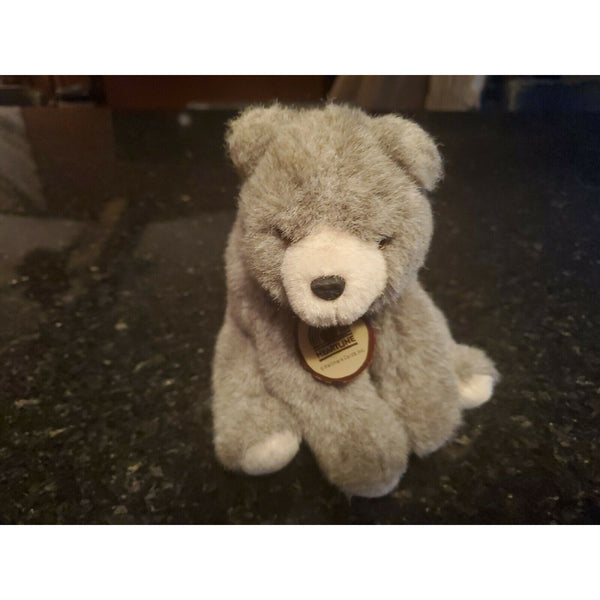 Hallmark Heartline Grey Plush Grizzly Bear Gray