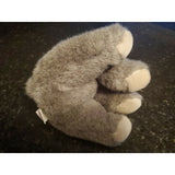 Hallmark Heartline Grey Plush Grizzly Bear Gray