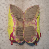 Danskin Now Bright Yellow and Pink Sneakers Size 9.5