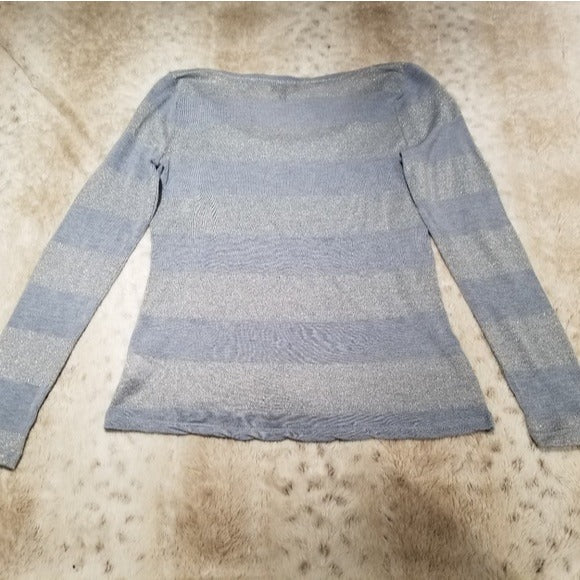 Talbots Petites Metallic Sheen Long Sleeve Size SP