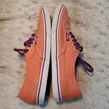 Vans Salmon Pink and Purple Accents Size 7.5