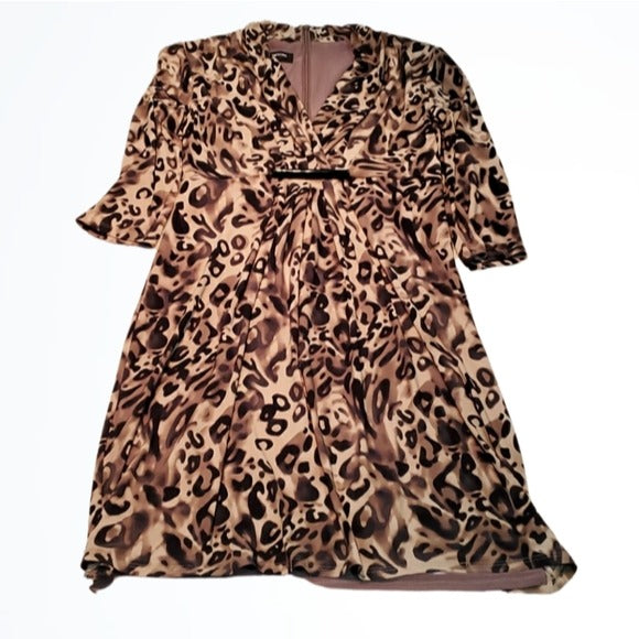 NWT Jones New York Dress Leopard Print Dress Size 6