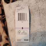 NWT Jones New York Dress Leopard Print Dress Size 6