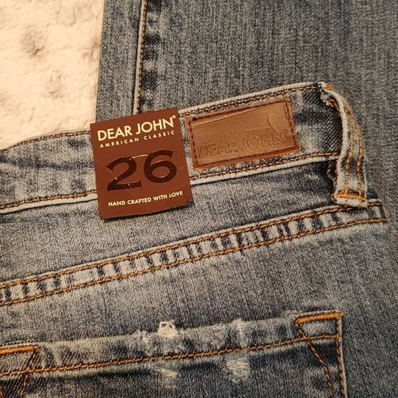 NWT Dear John Playback Mid Rise Straight Leg Jeans