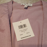 NWT 89th Madison Lilac Open Front Tie Ballet Cardigan