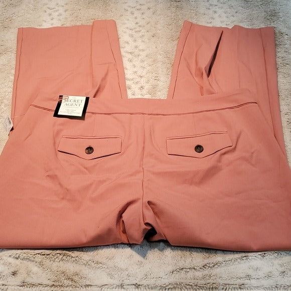 NWT Roz & Ali Secret Agent Collection Salmon Pants