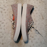 Vans Classic Pink & Grey Polka Dot Sneakers Size 7.5