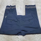 NWT Willi Smith Navy w Silver Accent Ankle Pants Size 10