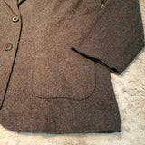 Tracy Evans Vintage Long Wool Blend Fancy Blazer Size L