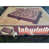 Vintage Crestline Labyrinth Wooden Game