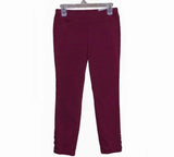 NWT Christopher & Banks Maroon Tapered Shaped Fit Pant