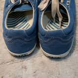 Taos Star Washed Canvas Teal Sneaker Size 7