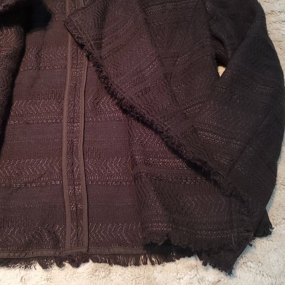 Ann Taylor LOFT Knit Open Front Sweater Blazer Size 2