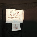 Suzi Chin for Maggy Boutique Colorful Aline Dress Size 6