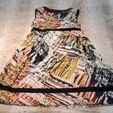 Suzi Chin for Maggy Boutique Colorful Aline Dress Size 6