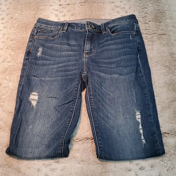 White House Black Market The Skinny Blue Jean Size 2