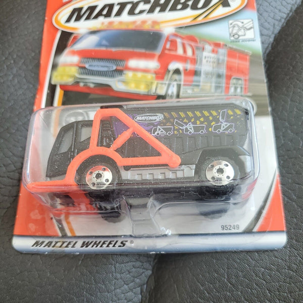 Matchbox 2001 Trash Truck Black Diecast Rescue Rookies #57 of 75 95249 New