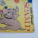 Walt Disney's Scamp #6 Comic Dell Comics 1958 Lady And The Tramp Puppy Bongo