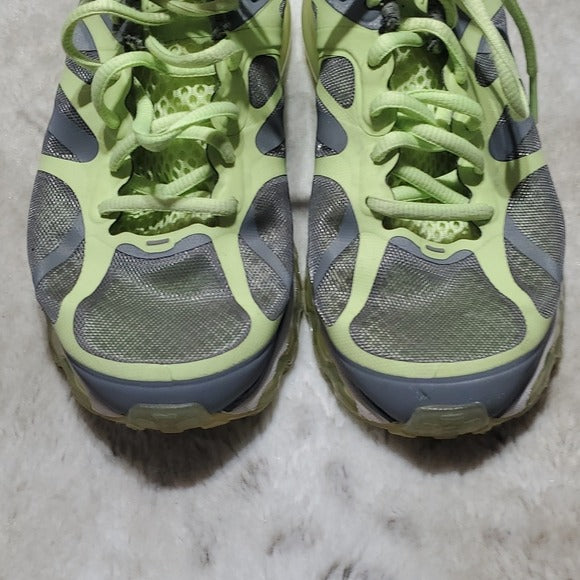 Nike Yellow Green Grey AirMax FitSole Athletic Crosstraining Shoes Size 5.5